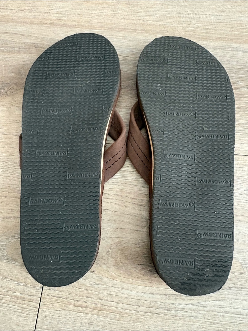 Rainbow Brown Flip Flops - Women’s Casual Sandals - Picture 4 of 4